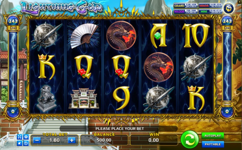 รีวิวเกมสล็อต Lightning God