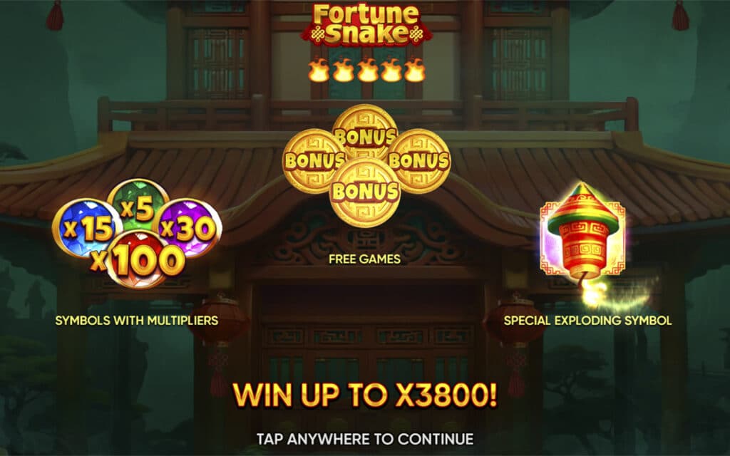 ฟีเจอร์ ของเกมสล็อต Fortunesnake